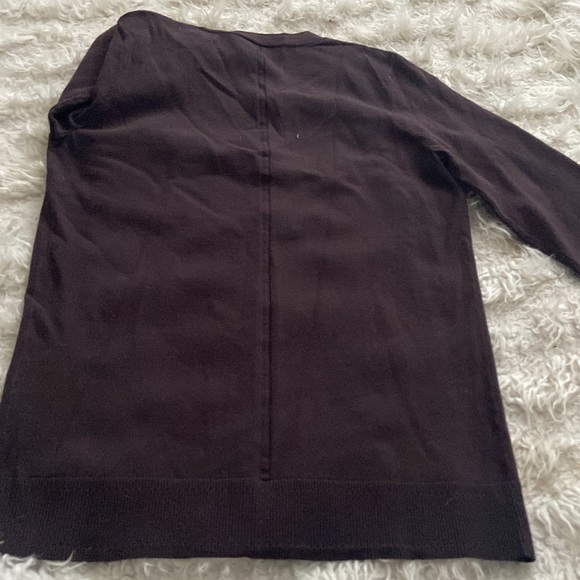 Milky of NY brown elegant sweater with golden accent - Picture 4 of 7